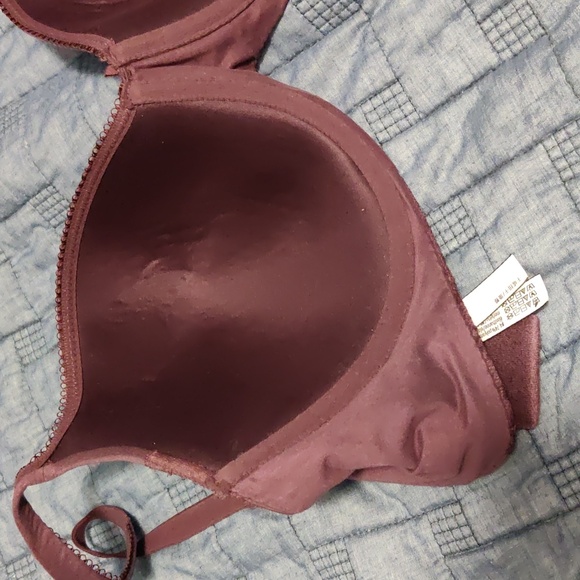 Body by Victoria 38DD/E85 Convertible Lined Demi Underwire Bra in Kir/Mulberry - Picture 10 of 13